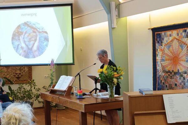 Overweging Jannie Nijwening tijdens haar afscheidsdienst
